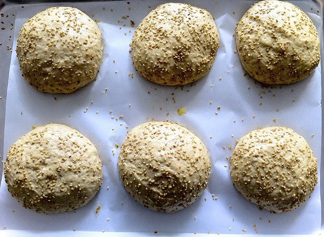 Buns After Final Rise, Ready to Bake