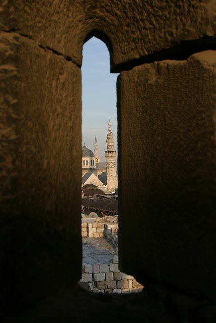 Umayyad Mosque through Arrowslit