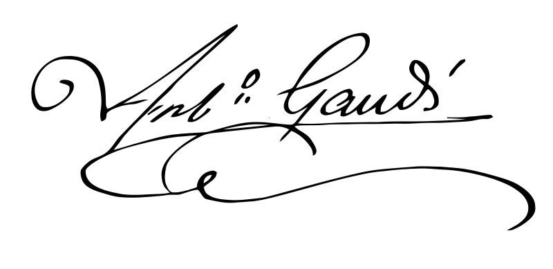 Dosya:Signature Antoni Gaudí.svg