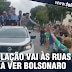 Na Bahia, Multidão vai as ruas para ver Bolsonaro que faz pesquisas caírem por terra, (Veja o Vídeo)