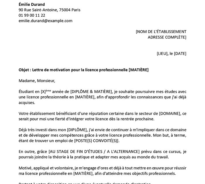 Lettre De Demande De Redoublement Université Pdf  Lettre 234