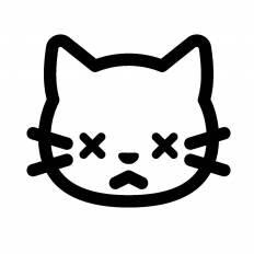 最高かつ最も包括的な猫 シルエット イラスト 顔 ただのディズニー画像