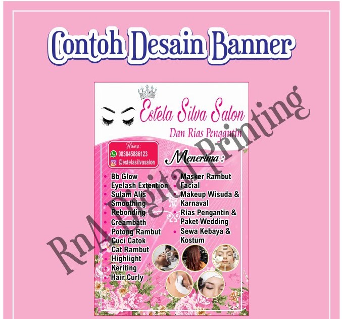 Contoh Banner Salon Gratis Gambar Contoh Banners