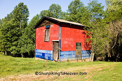 Colorful Tobacco Packing House, Patrick County, Virginia
