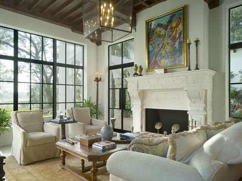 St. Simons Island, GA mediterranean living room