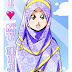 Wanita Muslimah Cantik Kartun Hijab Cantik