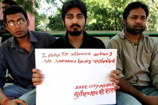 #safecitypledge Delhi. Image courtesy Blank Noise blog. CC BY-NC-SA 2.5