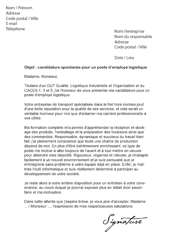 Lettre De Motivation Conducteur De Ligne AutomatisÃ©e  Soalan w