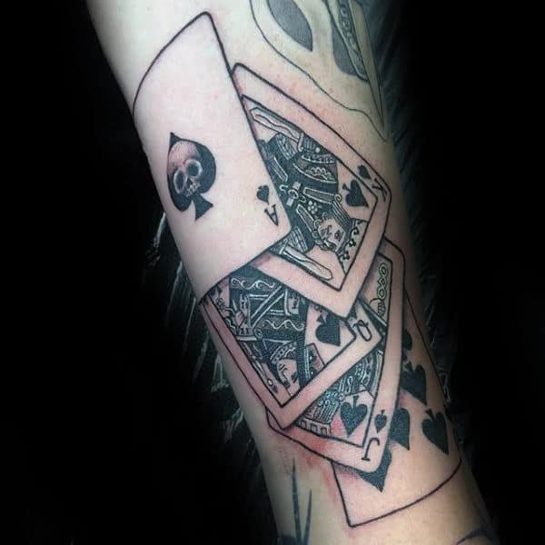 Forearm Joker Card Tattoo Best Tattoo Ideas