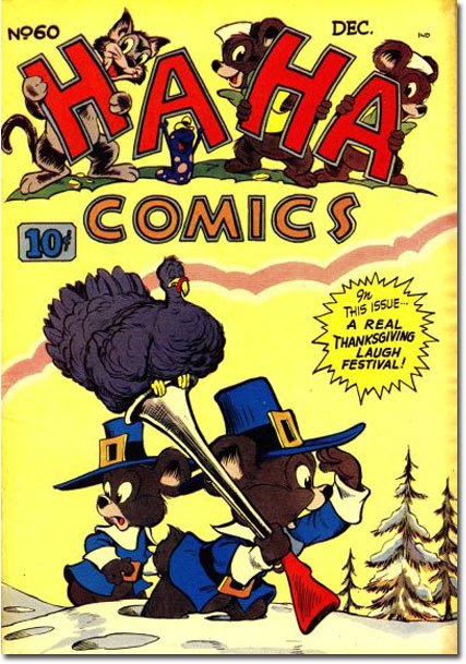 Sure, this is cute, but Ha Ha Comics ceased publication with issue #62 when it was discovered every issue was printed using the Joker's Smilex ink, causing comic collectors to literally die from not bagging the issues. (Ha Ha Comics #60)