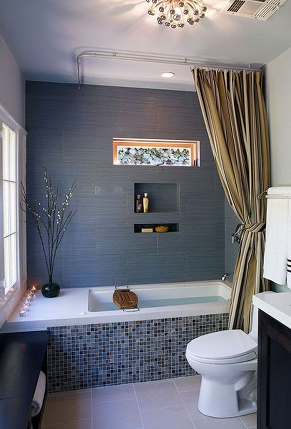 35 stunning ideas for the slate grey bathroom tiles in ...