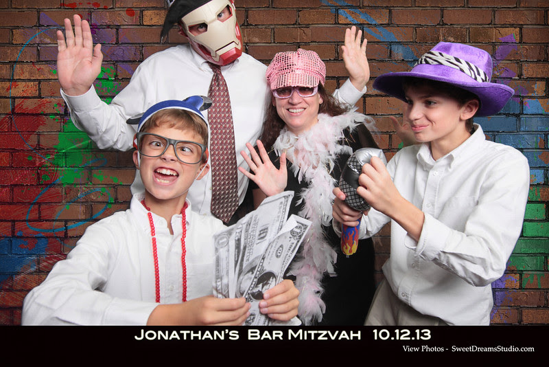 bar mitzvah photo booth party