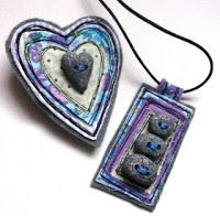 http://www.pinterest.com/pin/102034747780417155/ Tutorial - How to Make Fabric and Polymer Pebbles Jewelry - fabric, jewelry, Pebbles, polymer, tutorial