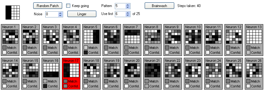 Pattern Sniffer screen shot