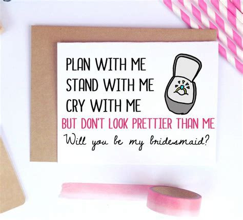 Etsy Love : Clever Bridesmaid Proposal Cards DIY Wedding Etsy Love : Clever Bridesmaid Proposal Cards DIY Wedding