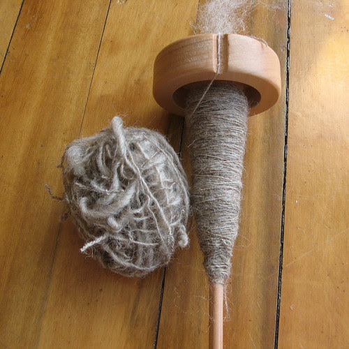 My first handspun singles