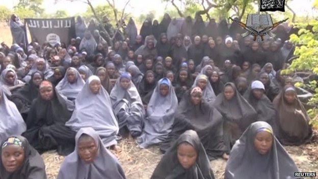 Captured girls in Nigeria