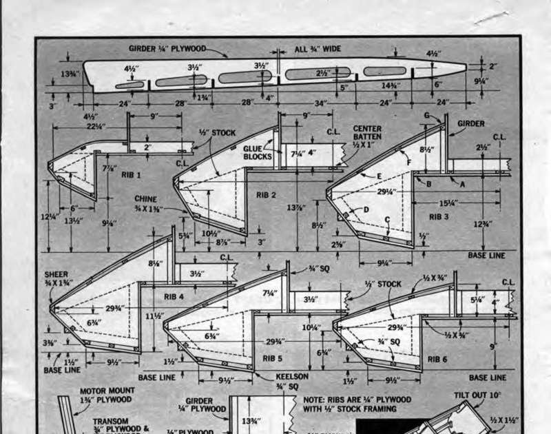 Rc Tunnel Hull Boat Plans Small Row Boat Plans Free