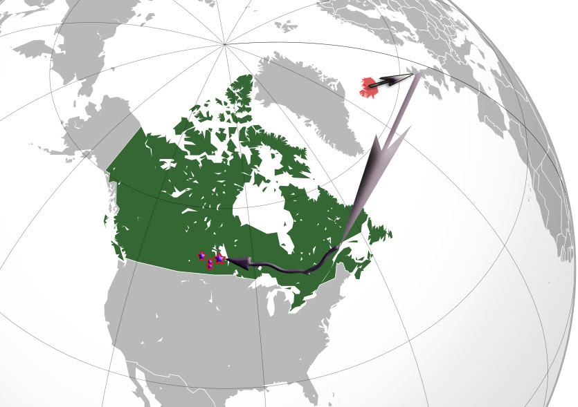 Icelandic migration to Canada, New Iceland Manitoba Lake Region, two settlements in southeast Saskatchewan Thingvalla and Churchbridge areas and Foam Lake settlement