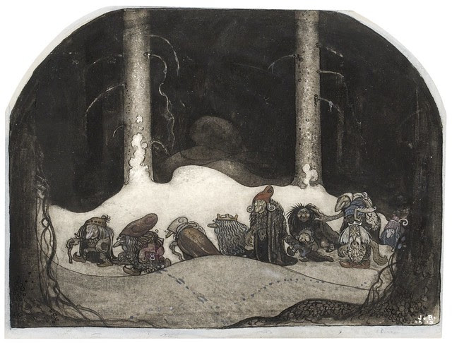 John Bauer - In the Christmas Night, 1913