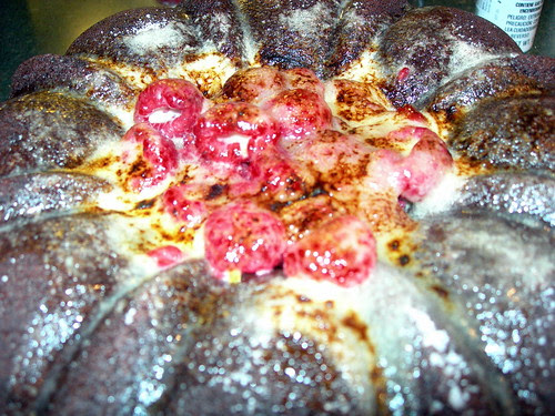 Creme Bruleed Chocolate Chiffon Bundt Cake