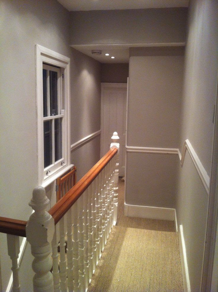 Farrow & Ball's Elephant's Breath hallway