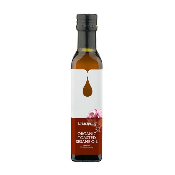 Organic Toasted Sesame Oil in 250ml from Clearspring