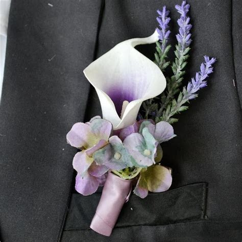 Calla Lily Wedding Boutonniere Calla Lily Wedding Boutonniere