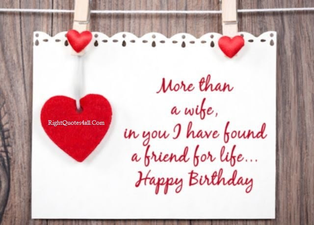 Heart Touching Birthday Wishes for Wife