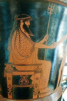 Poseidon enthroned De Ridder 418 CdM Paris