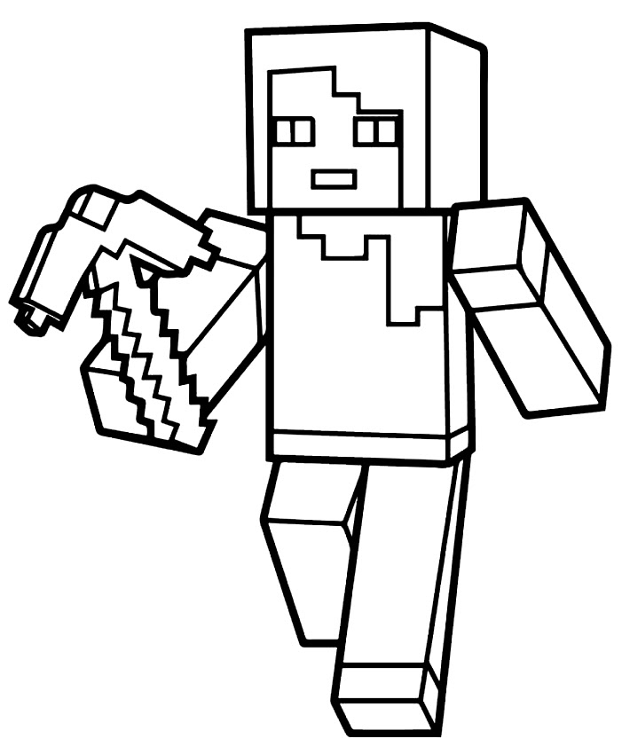 Spada Immagini Di Minecraft Da Colorare Coloring Book Collection