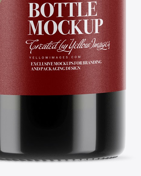 Download Antique Green Glass Red Wine Bottle Mockup Yellowimages Free Psd Mockup Templates PSD Mockup Templates
