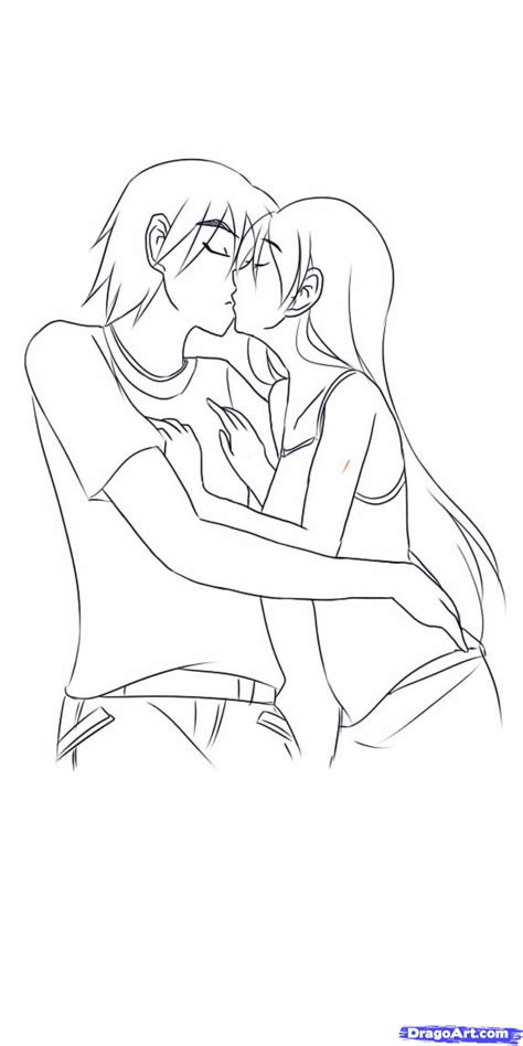 Anime Kissing Drawing Easy - Creative Art