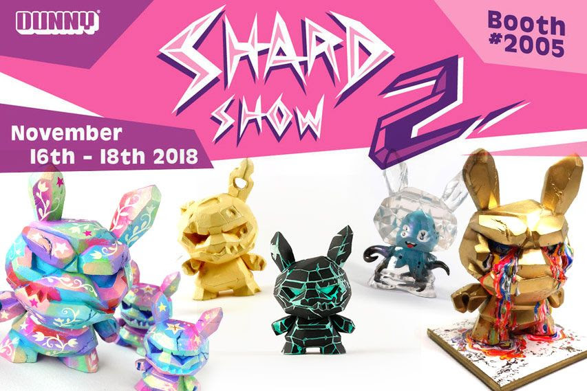 Artist, Broke Piggy, Custom Show, Dcon 2018, Designer Con (DCon), Doktor A, Dunny, jfo, Kevin Gosselin, KidRobot, MPgautheron, Sad Salesman, Scott Tolleson, SpankyStokes, The Bots (Jenn & Tony Bot), Tokyo Jesus, Broke Piggy x Scott Tolleson x Kidrobot - Exclusive look at custom SHARD Dunny's for Dcon 2018 Part 2!!!