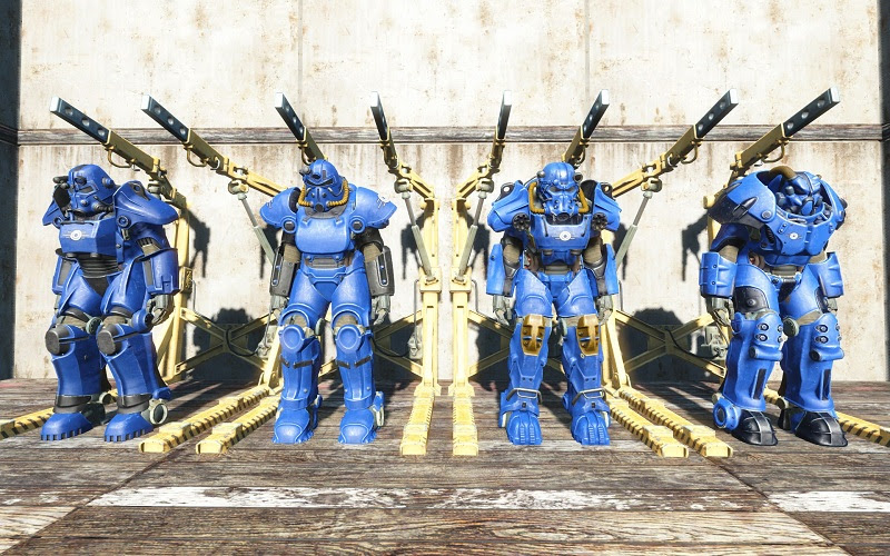 Fallout 4 Power Armor Vault Tec Paint Visual Motley