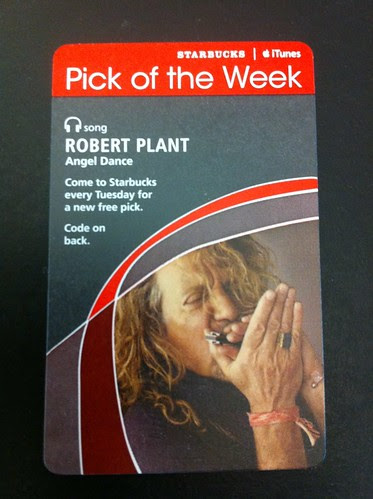 Starbucks iTunes Pick of the Week - Robert Plant - Angel Dance