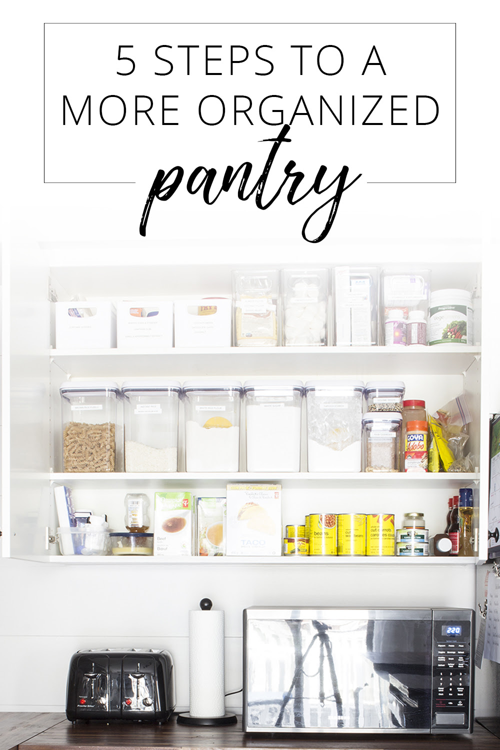  5 Steps To A More Organized Pantry | AKA Design 