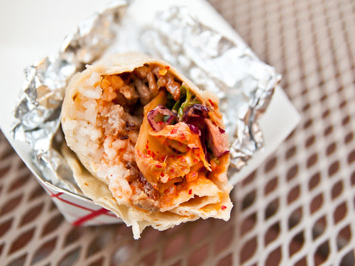Korean BBQ short rib burrito