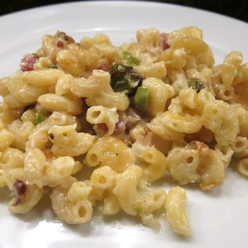 Bacon and Brussels Sprout Mac & Cheese