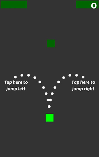 Screenshots of the Brick jump for Android tablet, phone.
