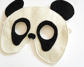 Panda Bear Felt Mask for Children, Kids Animal Halloween Carnival Mask, Dress up Costume Accessory, Pretend Play Toy for Girls Boys Toddlers - BHBKidstyle
