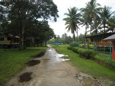 coastal village in Sarawak a resort at the northern coastal area of Sarawak
