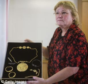 The Ophel treasure was found by archaeologist Eilat Mazar, pictured, from Hebrew University 