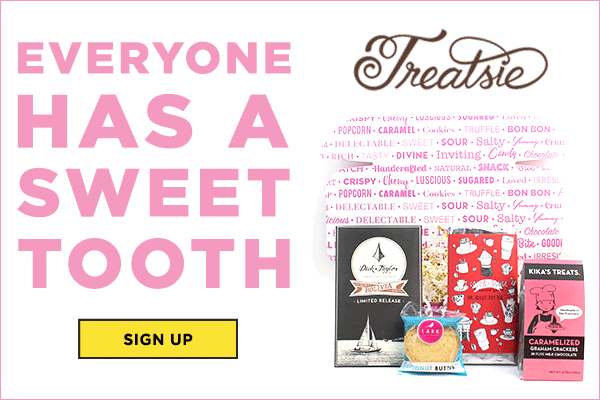 Get double the sweets in your first Treatsie box!