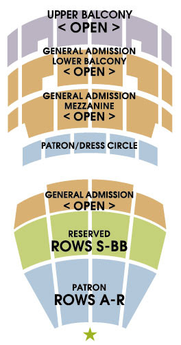 Schnitzer Concert Hall Seating