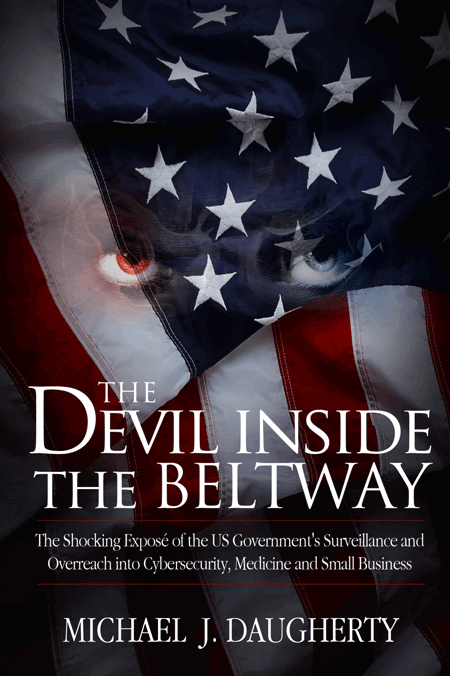 The Devil Inside the Beltway by Michael Daugherty - animated book cover
