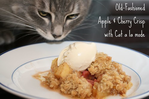 Food Librarian - Old-Fashioned Apple & Cherry Crisp