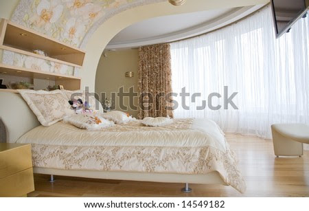 Classic Design Interior Of Bedroom Stock Photo 14549182