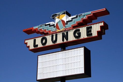 thunderbird lounge neon sign