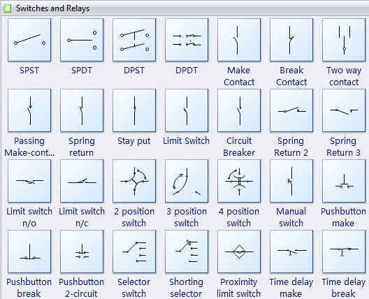 way: One Gang Two Way Switch Symbol